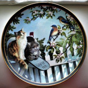 Bradford Exchange Cats "Special Delivery" By Persis Weirs Collectors Plate 1994